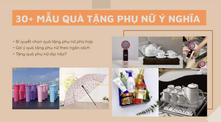 Làm sao để chọn quà tặng phụ nữ vừa ý nghĩa và phù hợp?