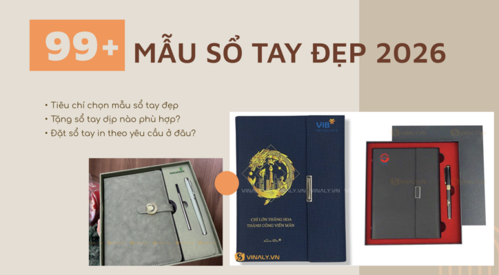 Tổng hợp các mẫu sổ tay đẹp ấn tượng 2026