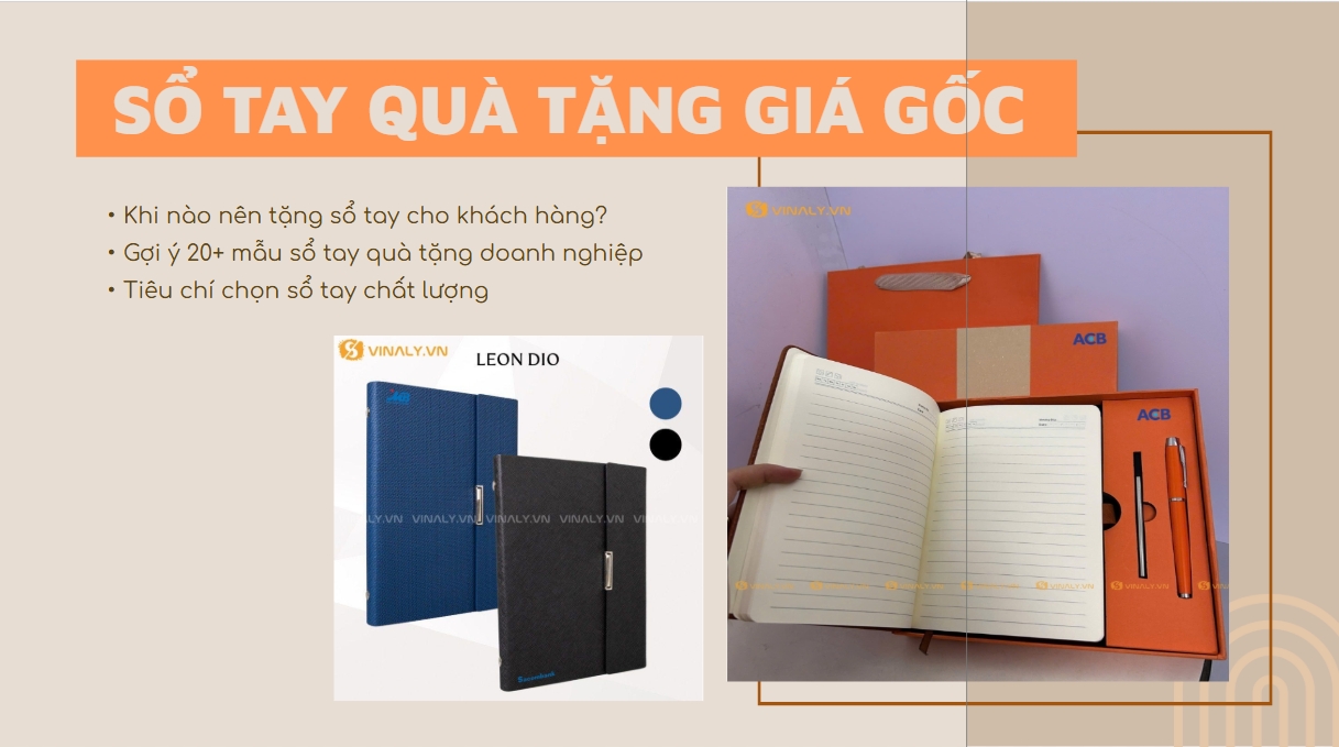 Tổng hợp 99+ mẫu sổ tay quà tặng hot trend 2026