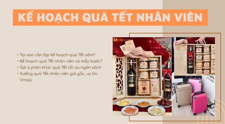 Cách lập kế hoạch quà Tết nhân viên như thế nào?