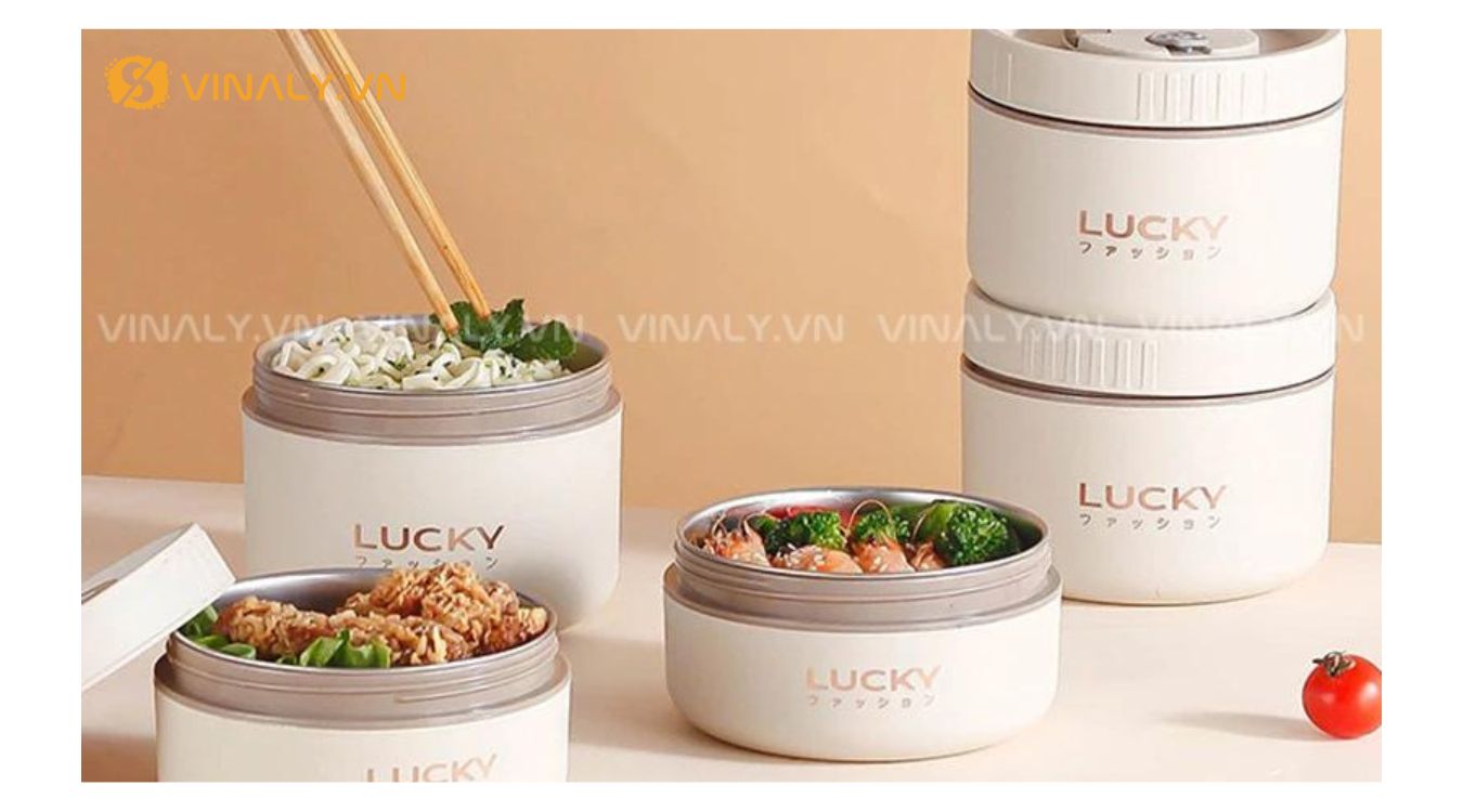 Hộp cơm giữ nhiệt ở Vinaly cam kết đảm bảo an toàn