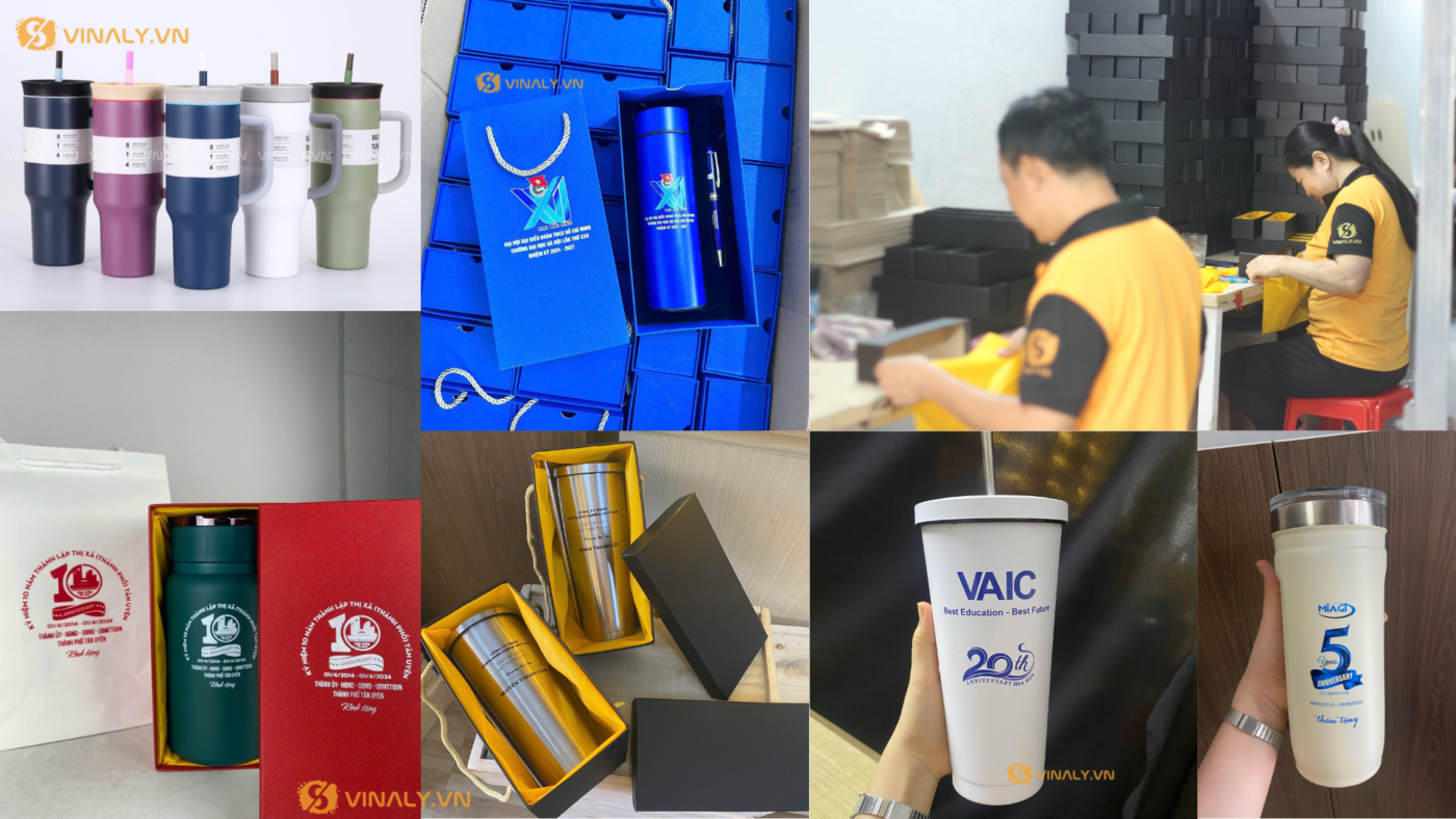 Quy trình kiểm định chất lượng bình giữ nhiệt tại Vinaly