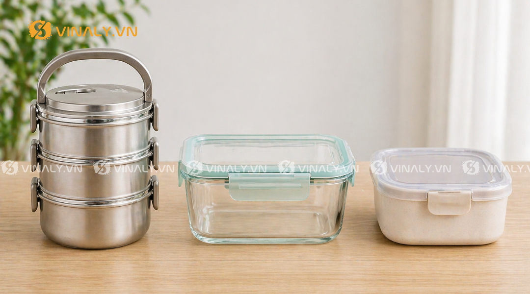Hộp cơm inox là lựa chọn cân bằng giữa độ bền, an toàn và tính tiện lợI