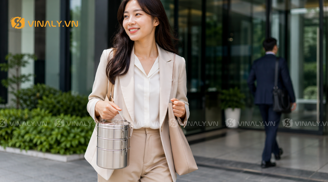 Hộp cơm inox là cũng có thể là một món quà ý nghĩa cho nhân viên