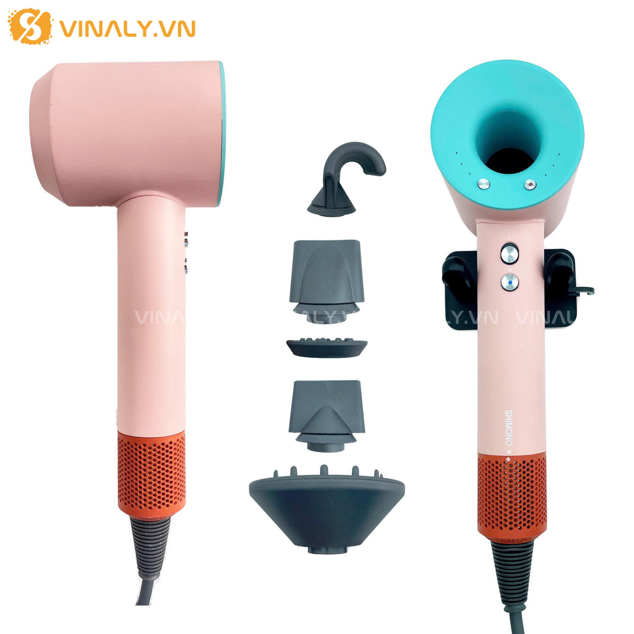 QTCN-SMN-01 | Máy sấy tóc ion âm 5 đầu 8 Quạt cầm tay mini - Vinaly