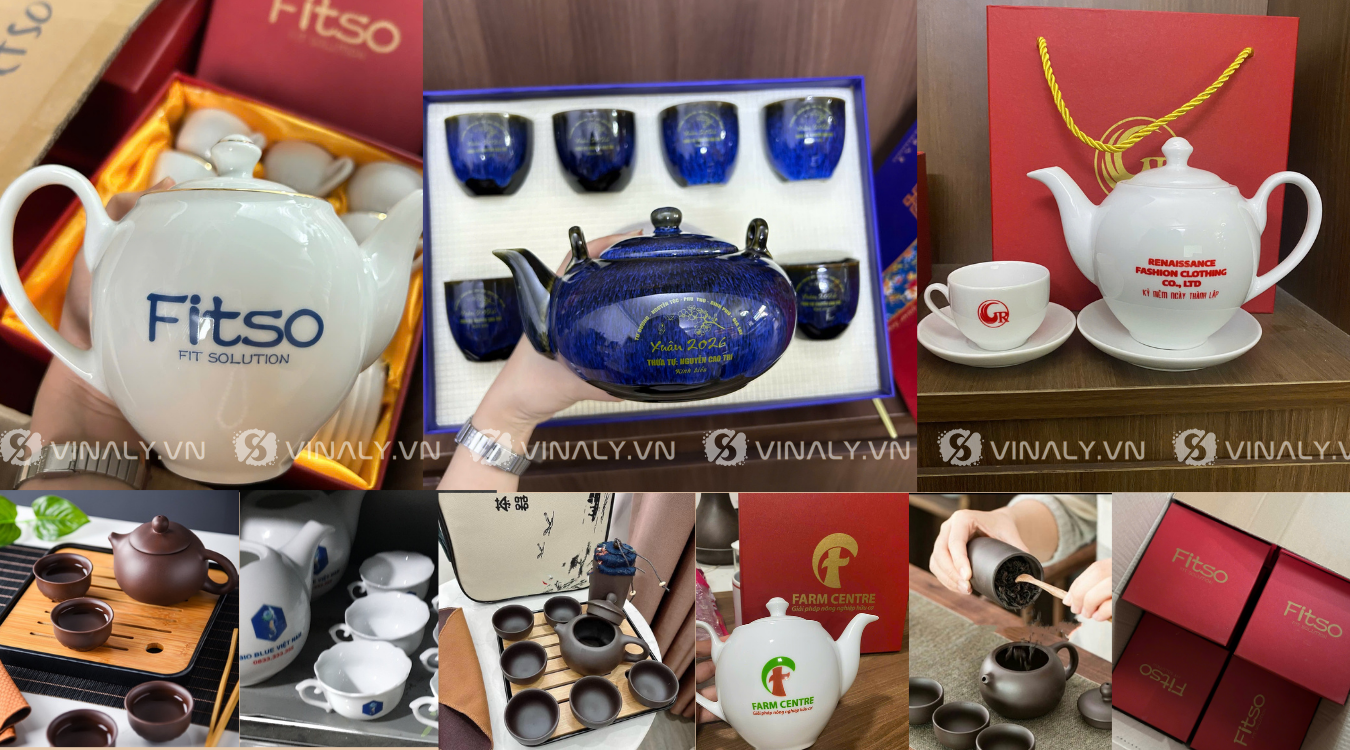 Bộ ấm trà cao cấp là món quà tặng doanh nghiệp mang đậm nét văn hóa và sự trang trọng