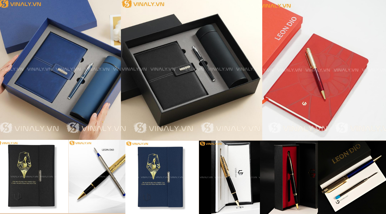 Sét bút ký & sổ tay in thương hiệu là món quà tặng doanh nghiệp vừa tinh tế vừa thiết thực