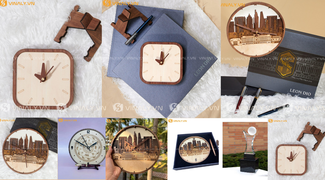 Đồng hồ để bàn làm việc là món quà tặng doanh nghiệp tinh tế