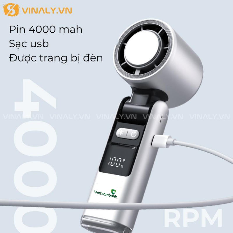 Màn hình led thông minh trên quạt