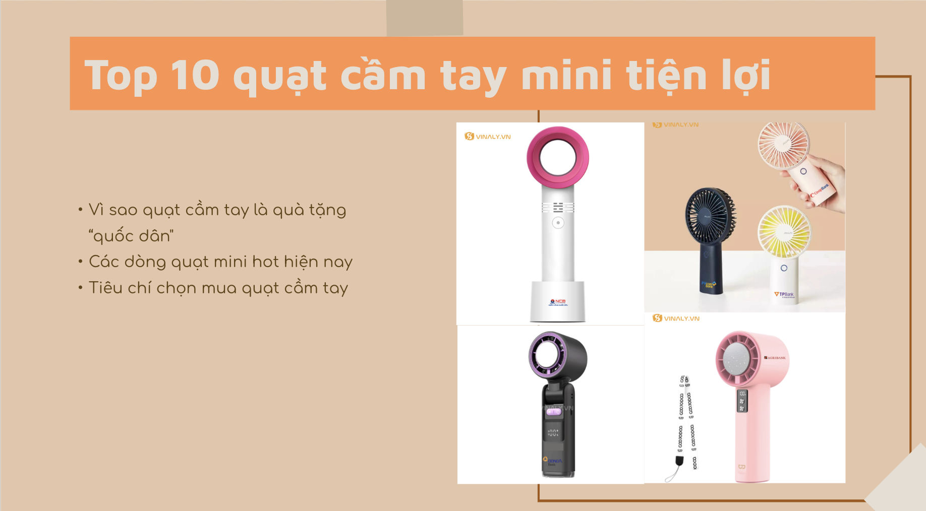 Top 10+ Quạt Cầm Tay Mini Tiện Lợi, Pin "Trâu" Nhất 2026 1 Quạt cầm tay mini mua ở đâu chất lượng?