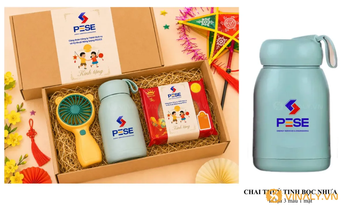 In Logo Lên Quà Tặng: 7 Kỹ Thuật Phổ Biến & Cách Chọn 6 In logo lên set quà nhiều món - chọn kỹ thuật in phù hợp từng chất liệu