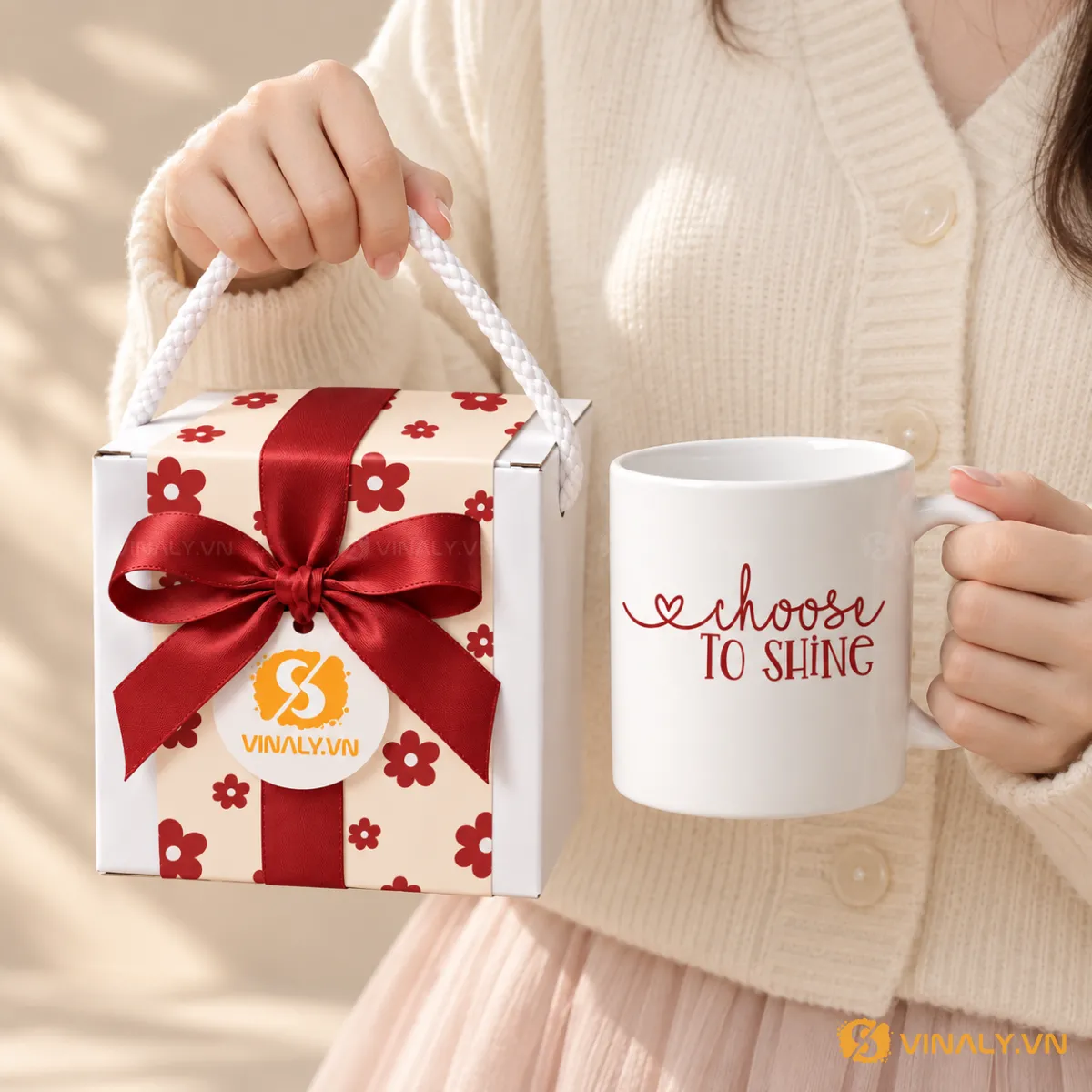 Set Quà Tặng Ly Sứ Cao Cấp Phụ Nữ 20/10 8/3 3 Set Quà Tặng Ly Sứ Cao Cấp Phụ Nữ 20/10 8/3